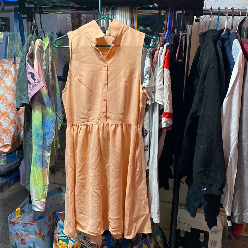 Salmon pink dress size 8